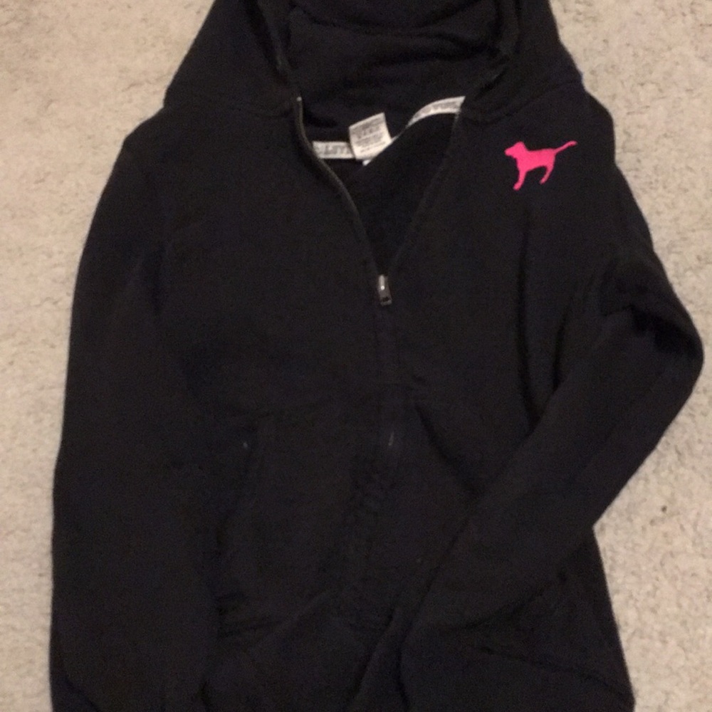 Pink zip up